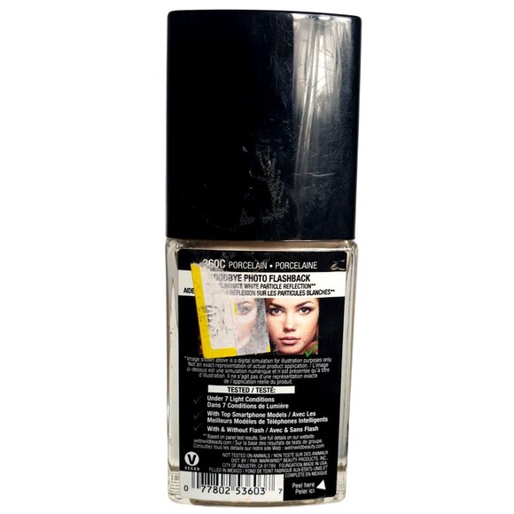 Wet N Wild Foundation Porcelain PhotoFocus 30ml Light Coverage NEW - Picture 4 of 7